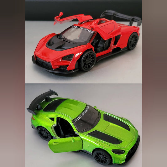 2 Metal Cars Combo