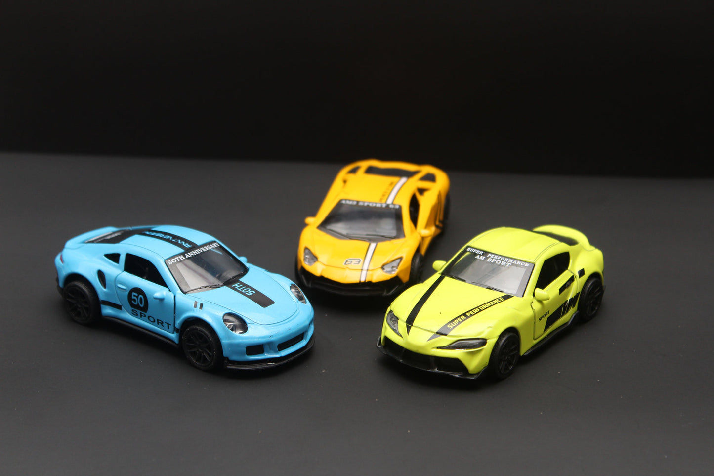 1:43 3 Cars Combo metal