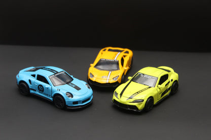 1:43 3 Cars Combo metal