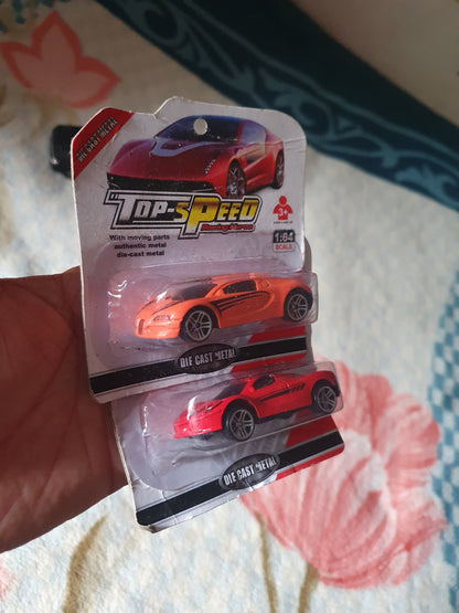 Metal Ferrari & Bugatti Combo (1:64)