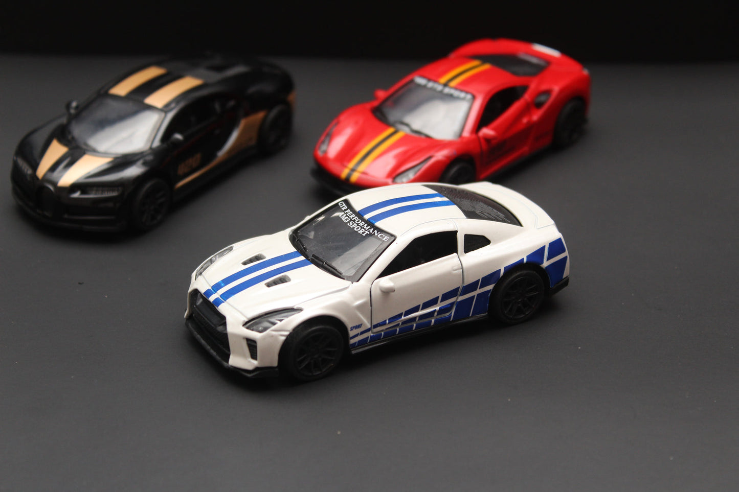 1:43 3 Cars Combo Metal