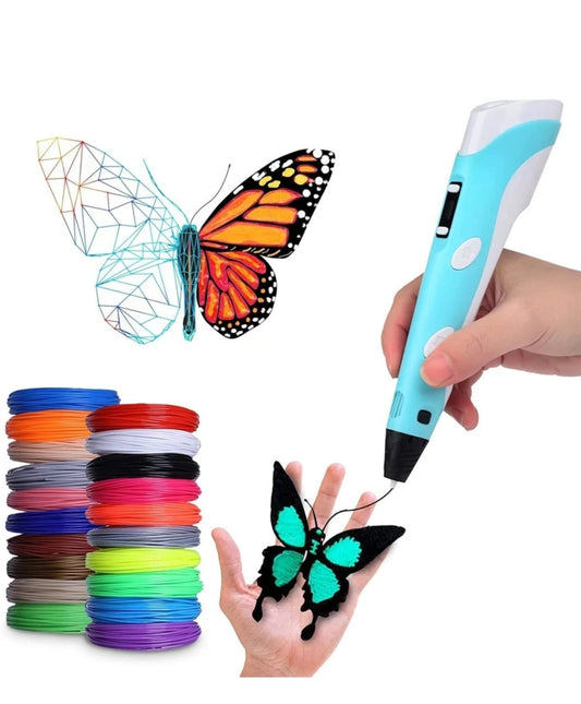3D Printing Pen wth LCD Display & Free Cords for Printing