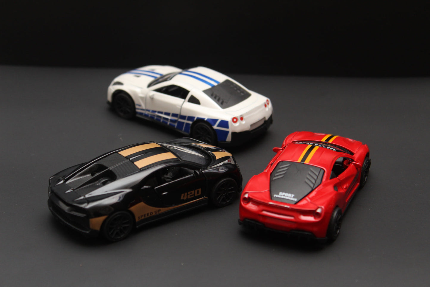 1:43 3 Cars Combo Metal