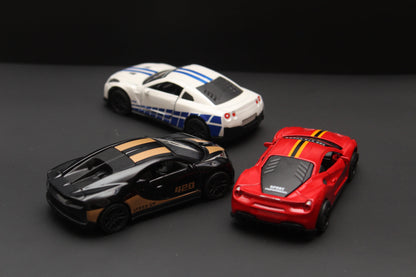 1:43 3 Cars Combo Metal
