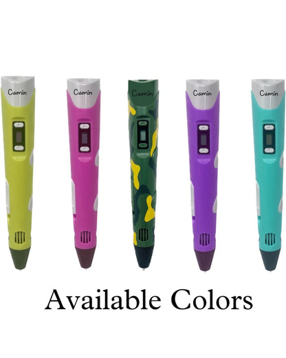 3D Printing Pen wth LCD Display & Free Cords for Printing