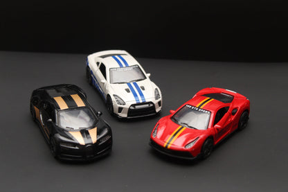 1:43 3 Cars Combo Metal