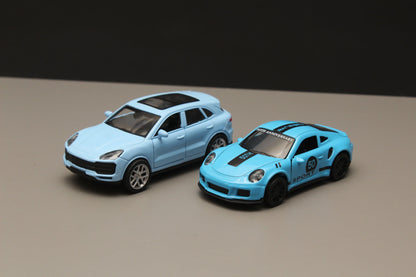 1:43 2 Porsche Combo Metal